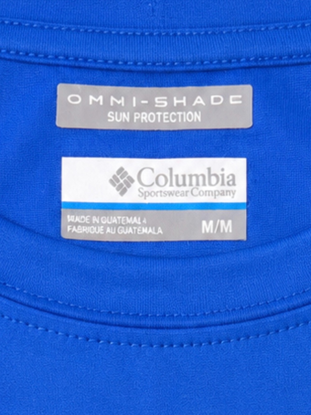 Columbia PFG Omni-shade Long-Sleeve Performance Fishing Shirt in Royal Blue - Picture 6 of 6